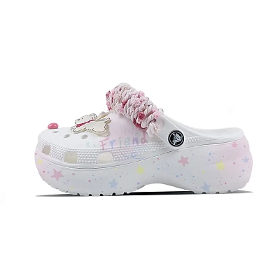 Crocs Classic Platform Clog Clogs Women's White