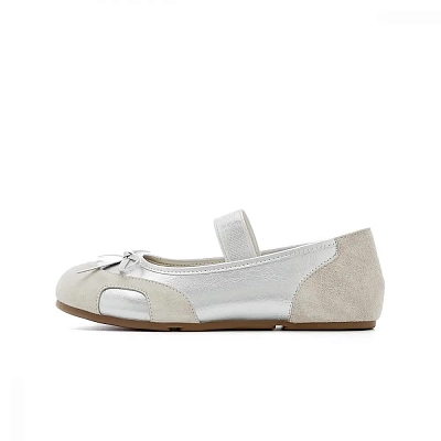 EBLAN Mary Jane Shoes Women's Silver