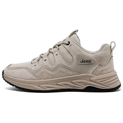 Jeep Low Top Hiking Shoes Men's Sand