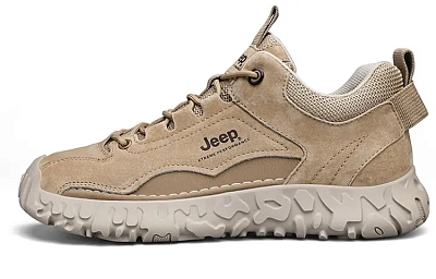 Jeep Low Top Casual Shoes Men's Earth Yellow