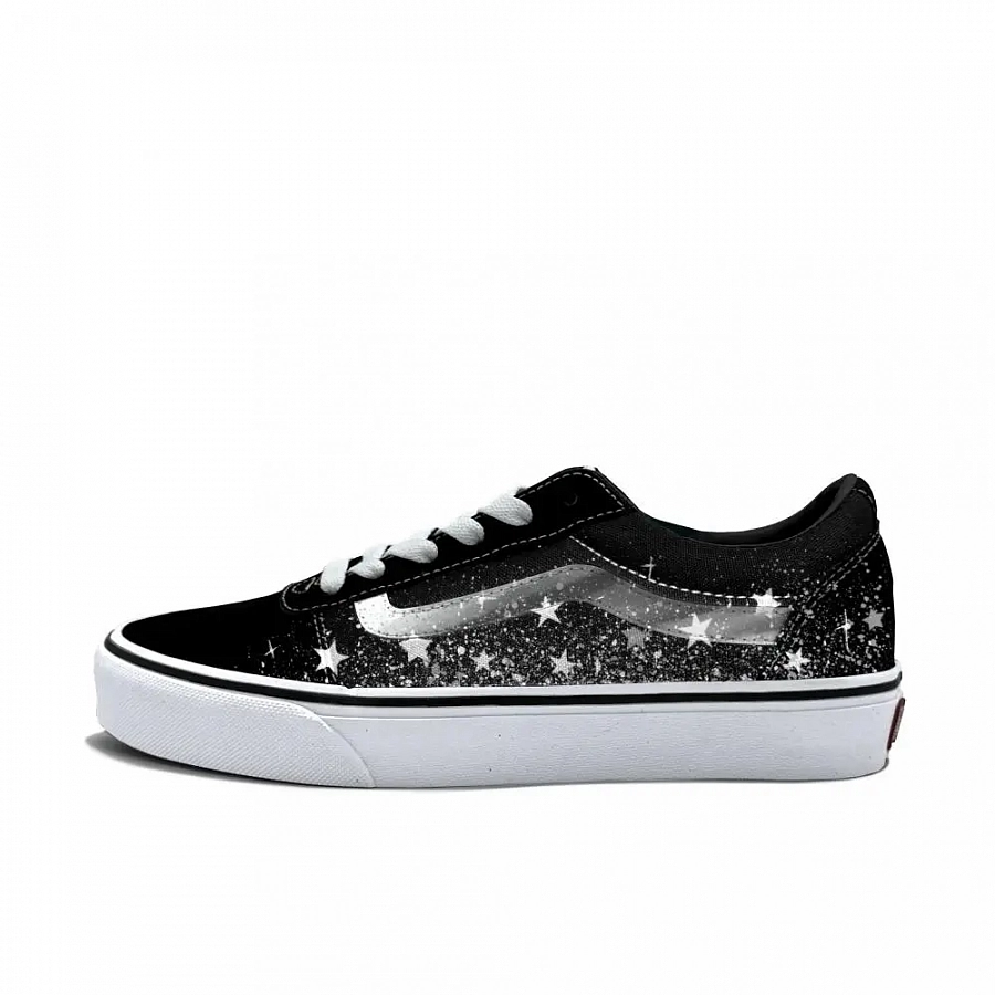 Vans Ward Abrasion Resistant Low top Skateboard Shoes Men's Black White купить в интернет-магазине Yoocart с быстрой доставкой по России.