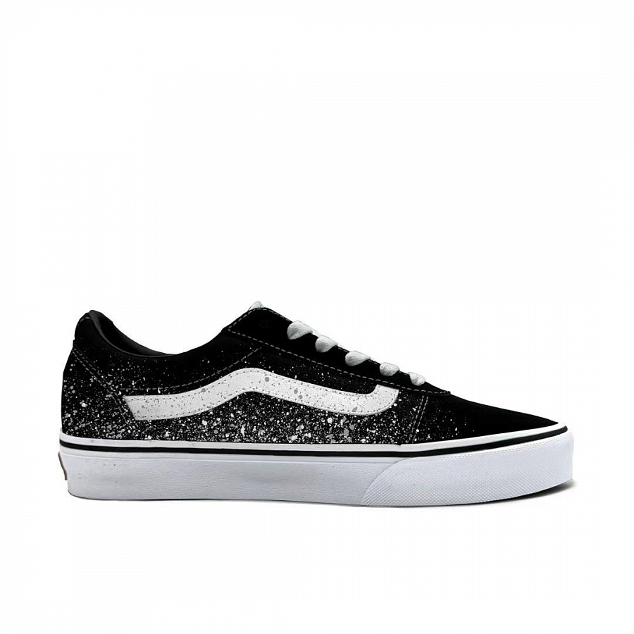 Vans Ward Abrasion Resistant Low top Skateboard Shoes Men's Black White купить в интернет-магазине Yoocart с быстрой доставкой по России.