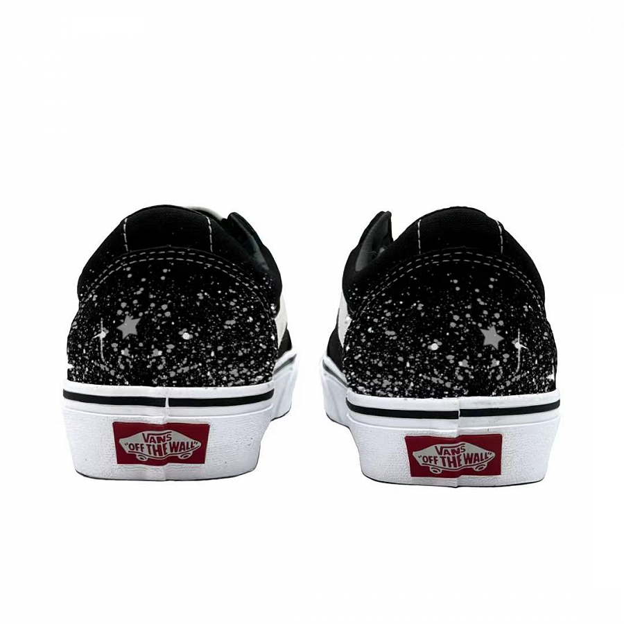 Vans Ward Abrasion Resistant Low top Skateboard Shoes Men's Black White купить в интернет-магазине Yoocart с быстрой доставкой по России.