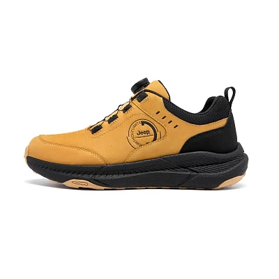 Jeep Mountaineering Hiking Shoes Men's Black Yellow
