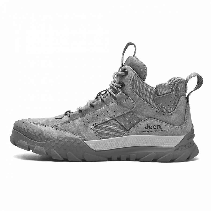 Jeep Mid Top Outdoor Shoes Men's Gray купить в интернет-магазине Yoocart с быстрой доставкой по России.