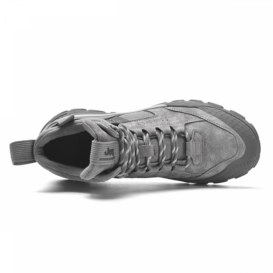 Jeep Mid Top Outdoor Shoes Men's Gray купить в интернет-магазине Yoocart с быстрой доставкой по России.