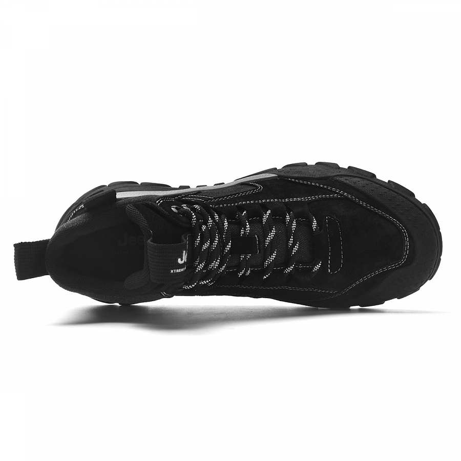 Jeep Mid Top Outdoor Shoes Men's Black купить в интернет-магазине Yoocart с быстрой доставкой по России.