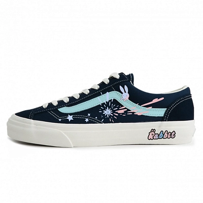 Vans Style 36 Cushioning, Wear Resistant Low top Skateboard Shoes Unisex Blue White