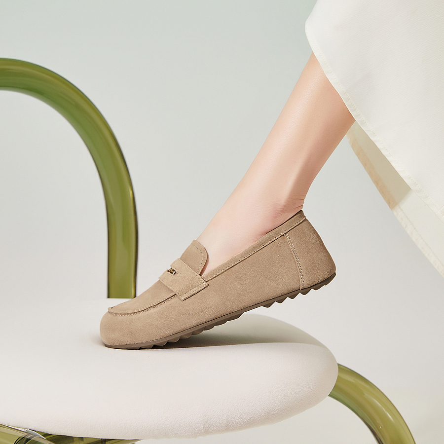 EBLAN Loafers Women's Apricot купить в интернет-магазине Yoocart с быстрой доставкой по России.