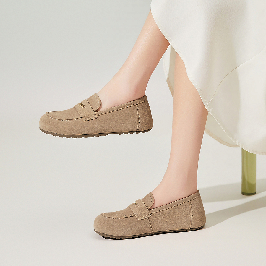 EBLAN Loafers Women's Apricot купить в интернет-магазине Yoocart с быстрой доставкой по России.