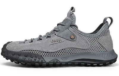 Jeep Breathable Outdoor Shoes Men's Gray
