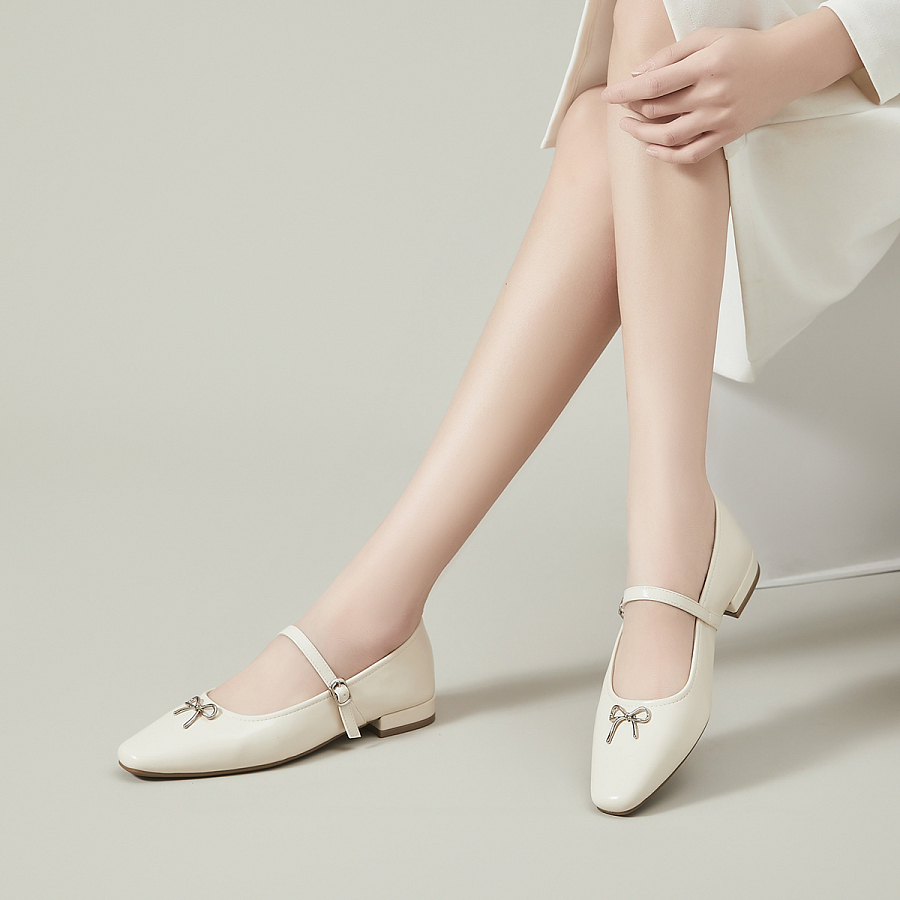 EBLAN Mary Jane Shoes Women's Beige купить в интернет-магазине Yoocart с быстрой доставкой по России.