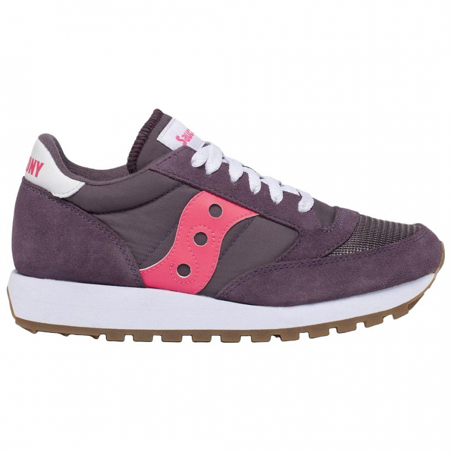 Saucony Jazz Original Vintage Abrasion Resistant Low Top Casual Shoes Women's Purple купить в интернет-магазине Yoocart с быстрой доставкой по России.