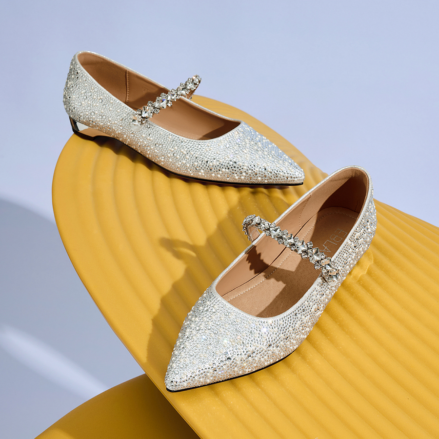 EBLAN Mary Jane Shoes Women's Silver купить в интернет-магазине Yoocart с быстрой доставкой по России.