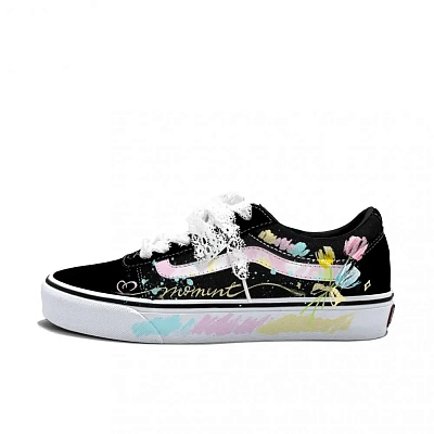 Vans Ward Abrasion Resistant Low Top Skateboard Shoes Men's Pink