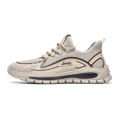 Jeep Low Top Casual Shoes Men's Sand