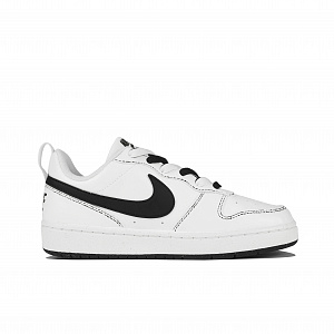 Nike Court Borough 2 Low-Top Skateboard Shoes GS Black White 1 4201568