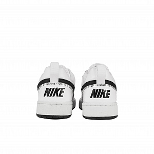 Nike Court Borough 2 Low-Top Skateboard Shoes GS Black White 3 4201570