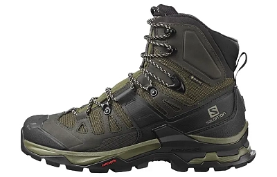 SALOMON X Ultra 3 Abrasion Resistant High top Mountaineering Hiking Shoes Men's Black Green