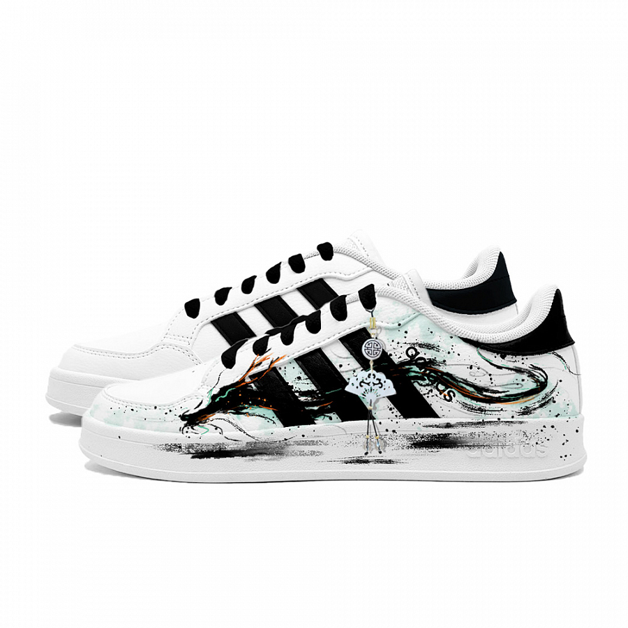Adidas Neo Breaknet Dragon Roars The World Cushioning, Wear Resistant Low top Skateboard Shoes Men's Black купить в интернет-магазине Yoocart с быстрой доставкой по России.