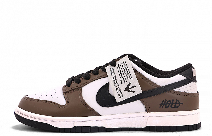 Nike Dunk Abrasion Resistant Low top Skateboard Shoes Unisex White Brown купить в интернет-магазине Yoocart с быстрой доставкой по России.