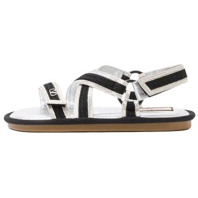 Valentino Lake Powell One Strap Sandals Women's Black