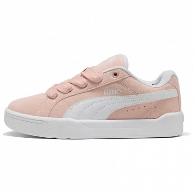 PUMA Park Lifestyle Abrasion Resistant Low Top Skateboard Shoes Unisex Light Pink