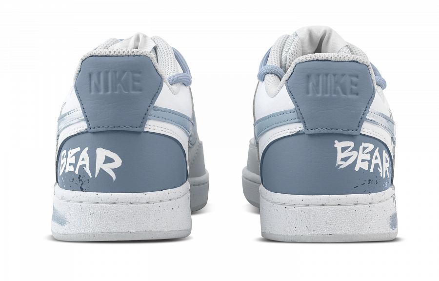 Nike Court Vision Street Bear Trail, Heart Box Abrasion Resistant Low top Skateboard Shoes Men's Gray Blue купить в интернет-магазине Yoocart с быстрой доставкой по России.