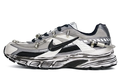 Nike Initiator Cushioning Low top Running Shoes Men's Black Gray