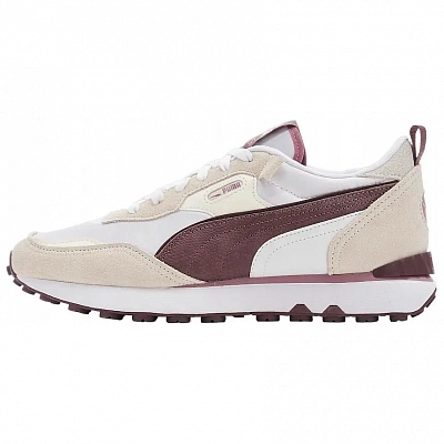 PUMA Rider FV Breathable And Lightweight Low Top Casual Shoes Women's Ecru