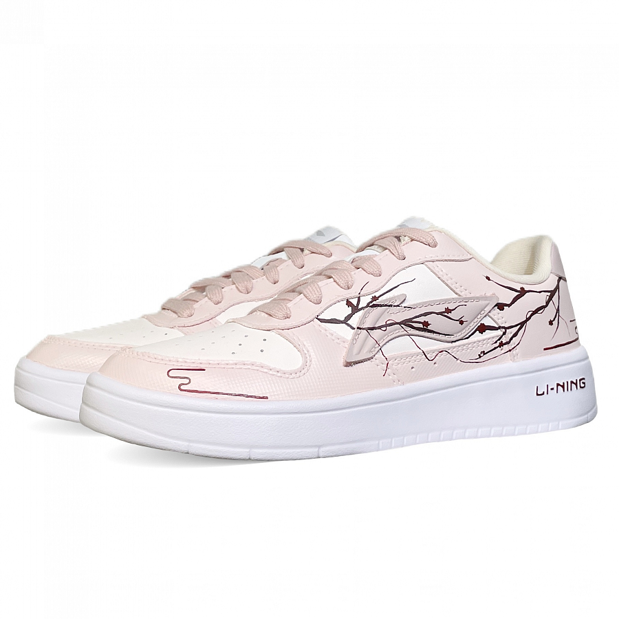 LiNing Pontoon Boats Lightweight And Breathable Low top Skateboard Shoes Women's Pink купить в интернет-магазине Yoocart с быстрой доставкой по России.