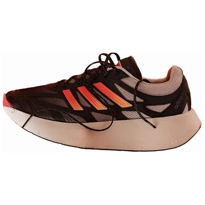 CNCPTS x Adidas Adizero Aruku Cushioned Slip Resistant Low Top Running Shoes Unisex Black White Orange