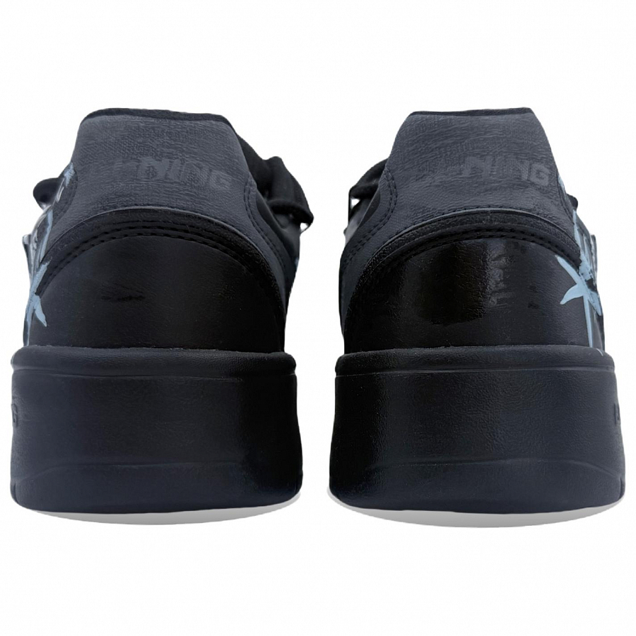 LiNing Yuanbao V3 Abrasion Resistant Shock Absorbers Low top Skateboard Shoes Men's Black Blue купить в интернет-магазине Yoocart с быстрой доставкой по России.