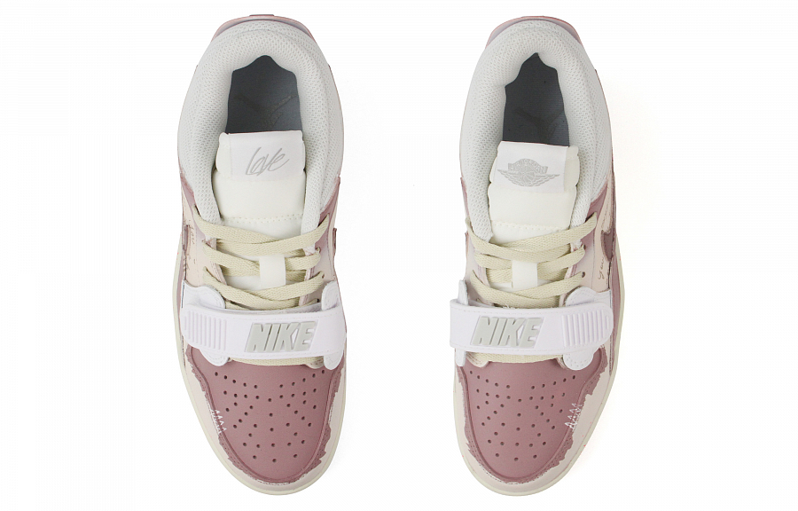 Jordan Legacy 312 Abrasion Resistant Slip Resistant Low top Vintage Basketball Shoes Unisex Beige Pink купить в интернет-магазине Yoocart с быстрой доставкой по России.