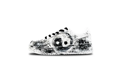 LiNing Tianji Abrasion Resistant Shock Absorbers Low top Skateboard Shoes Unisex Black White