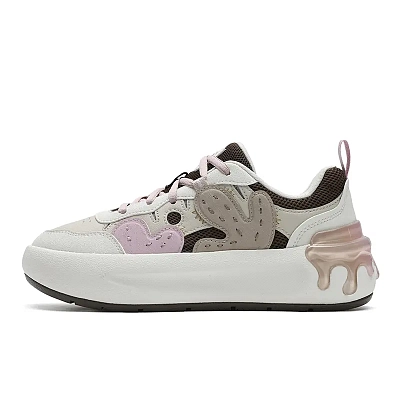 FILA CACTI Cactus Shoe Lightweight And Breathable Low Top Skateboard Shoes Women's White Brown