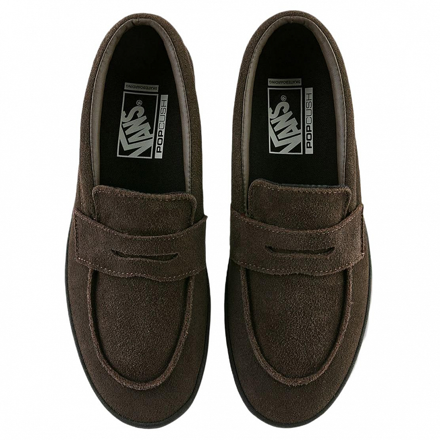 Vans Loafer Skateboard Shoes Unisex Brown купить в интернет-магазине Yoocart с быстрой доставкой по России.