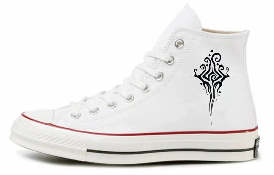 Converse Chuck 70 Chuck Taylor SIN3A Amanda Abrasion Resistant Height Increasing High top Canvas Shoes Unisex White купить в интернет-магазине Yoocart с быстрой доставкой по России.