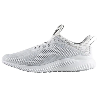 Adidas AlphaBounce Abrasion Resistant Low Top Running Shoes Men's Gray