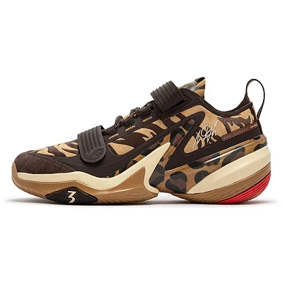 361° AG 5 PRM Jungle King Cushioning Anti-Slip And Wear-Resistant Low-Top Basketball Shoes Unisex Malt Light Brown