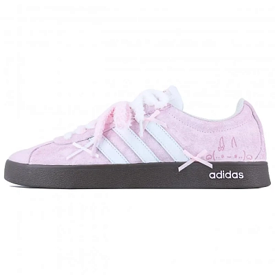 Adidas VL COURT 2.0 Low top Skateboard Shoes Unisex Pink