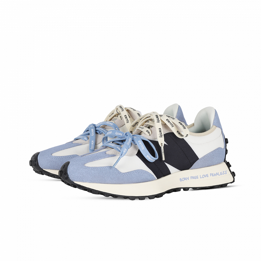 New Balance NB 327 Cushioning Abrasion Resistant Breathable Low top City Commute Running Shoes Unisex Washed Blue купить в интернет-магазине Yoocart с быстрой доставкой по России.