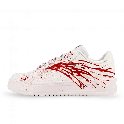 Anta Thermal Slip Resistant Cushioning Low top Skateboard Shoes Unisex Red