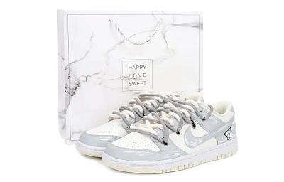 Nike Dunk Retro 'coconut Milk' Low top Skateboard Shoes Men's Gray White