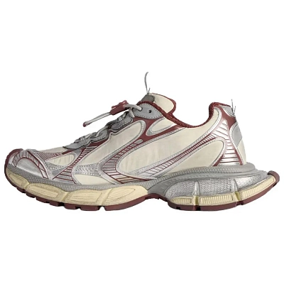 Balenciaga 3XL Nylon Low top Chunky Sneakers Men's Beige Brown