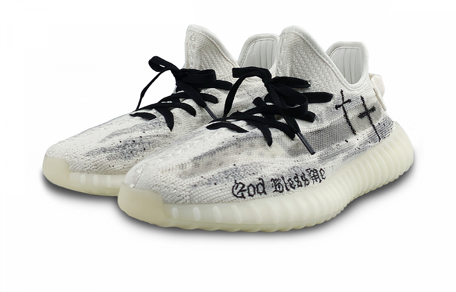 Adidas Originals Yeezy Boost 350 V2 Cushioning Height Increase Low top Casual Shoes Unisex Black White купить в интернет-магазине Yoocart с быстрой доставкой по России.
