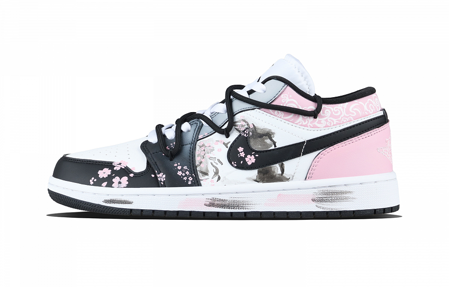 Jordan Air Jordan 1 Cherry Blossom Low top Vintage Basketball Shoes Unisex Pink купить в интернет-магазине Yoocart с быстрой доставкой по России.