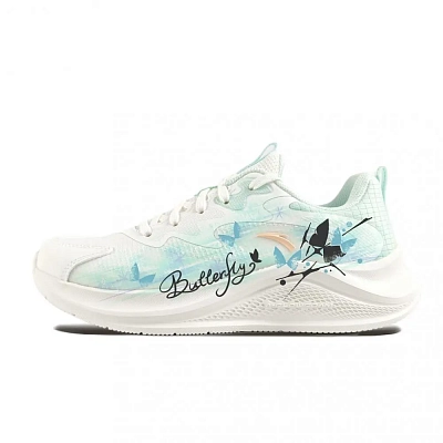Anta Cushioning, Slip Resistant, Lightweight Low top Casual Sprint Running Shoes Women's White