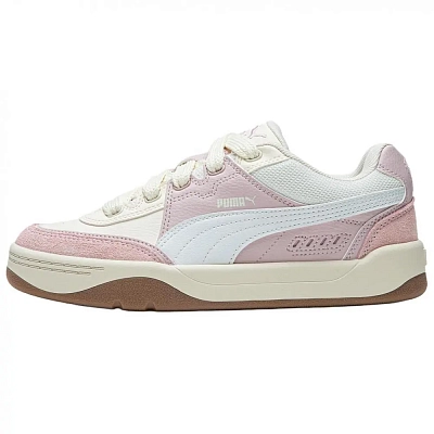 PUMA Park Lifestyle SK8 Slip Resistant Low top Skateboard Shoes Unisex Pink White