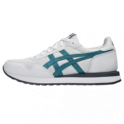 Asics Tiger Runner 2 Shock Absorbers Low Top Running Shoes Unisex White Green